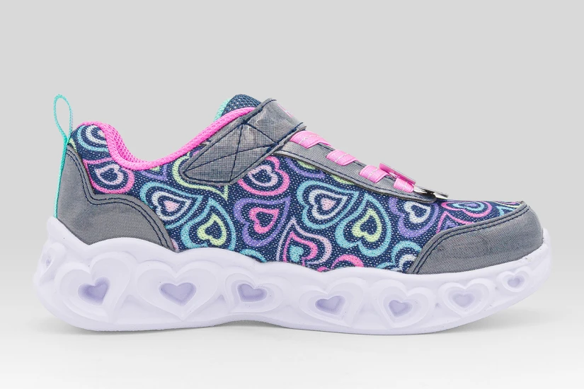 Skechers Heart Lights - Boogie Love Παιδικά Sneakers Πολύχρωμα