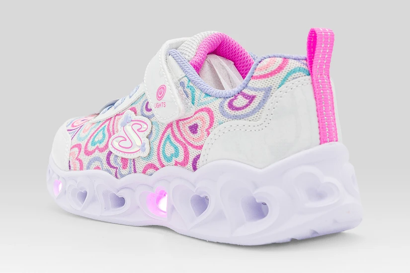 Skechers Heart Lights - Boogie Love Παιδικά Sneakers Πολύχρωμα