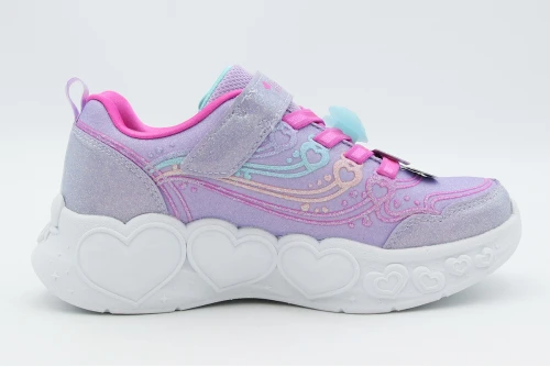Skechers Enchanted Heart Lights Sneakers (303266LC-LVMT)