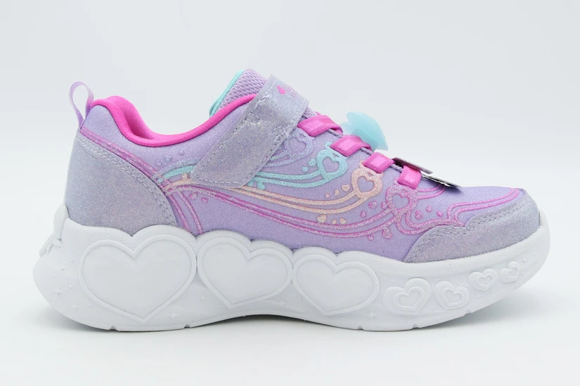 Skechers Enchanted Heart Lights Sneakers (303266LC-LVMT)