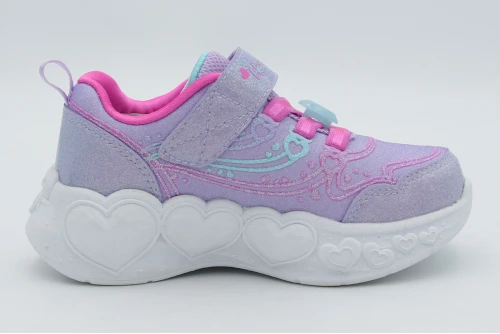 Skechers Enchanted Heart Lights Sneakers (303266NC-LVMT)