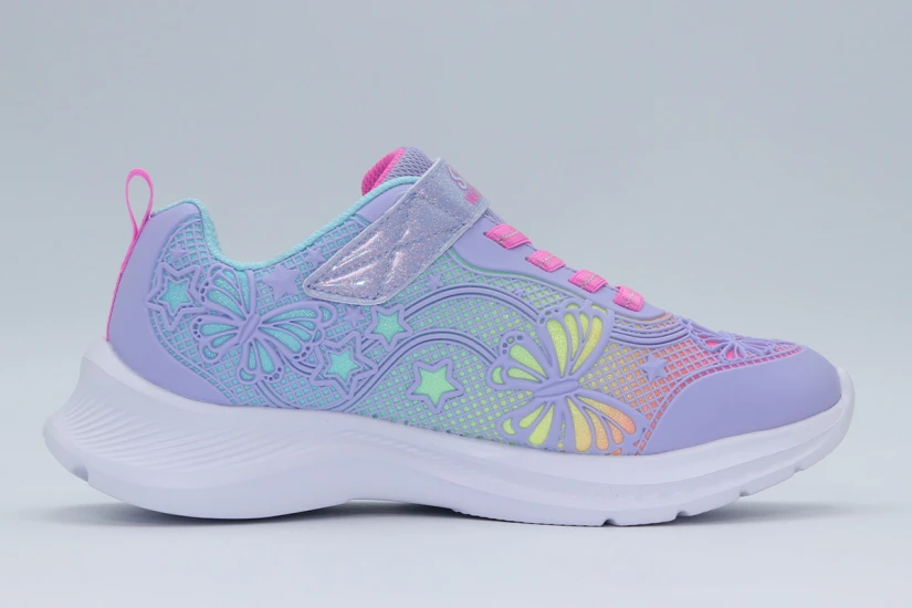 Skechers Butterfly Flush Παιδικά Sneakers Πολύχρωμα