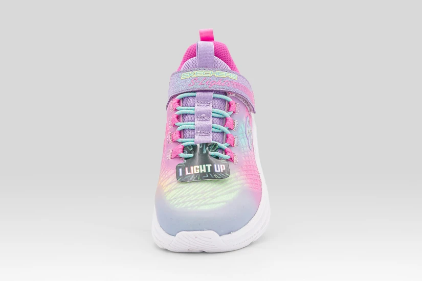 Skechers Rainbow Cruisers Rainbow Reflect Παιδικά Sneakers Λεβάντα, Διάφορα Χρώματα