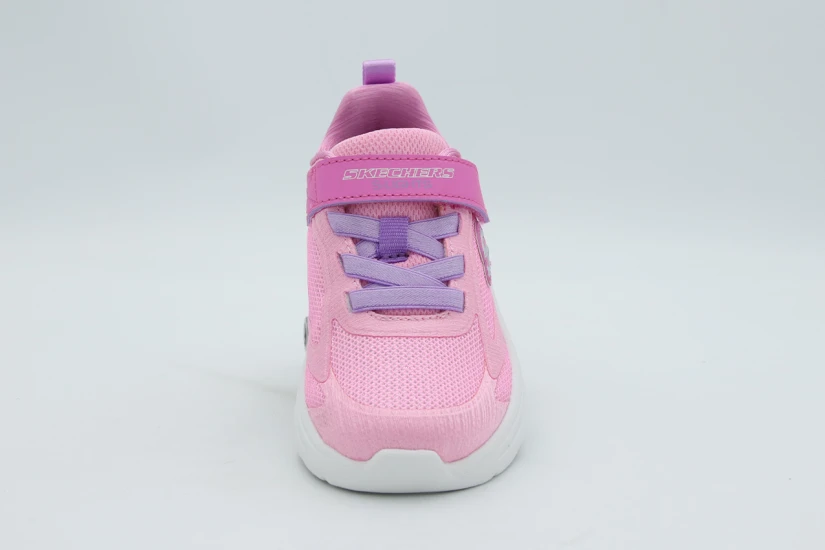 Skechers S Lights- Sola Glow 2.0 Βρεφικά Sneakers Ροζ, Λεβάντα, Λευκά