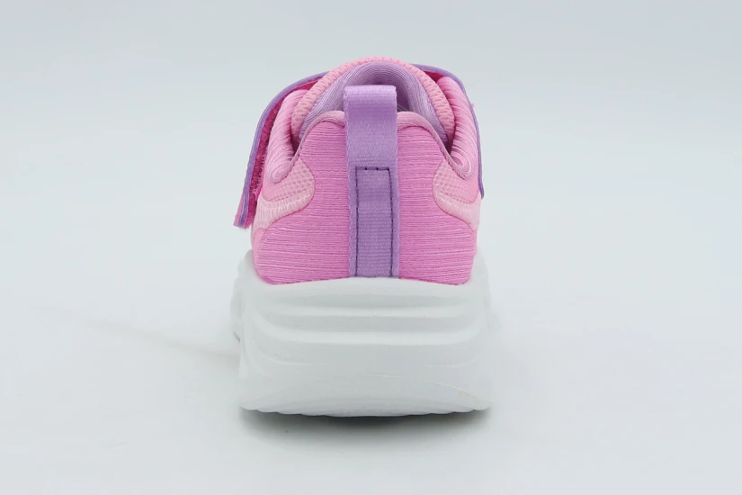 Skechers S Lights- Sola Glow 2.0 Βρεφικά Sneakers Ροζ, Λεβάντα, Λευκά