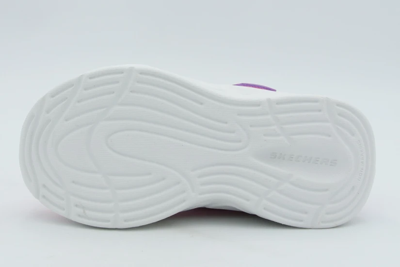 Skechers S Lights- Sola Glow 2.0 Βρεφικά Sneakers Ροζ, Λεβάντα, Λευκά
