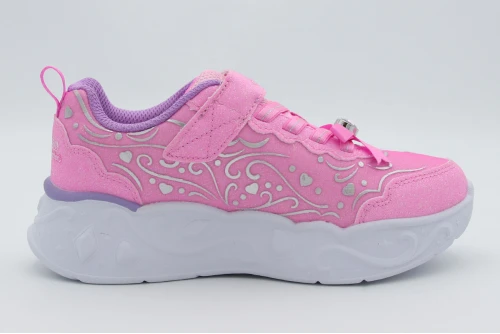 Skechers S Lights - Princess Steps Sneakers (303732LC-PNK)