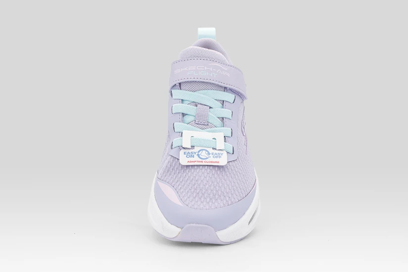 Skechers Air Flight Παιδικά Sneakers Λιλά, Λευκά, Γαλάζια