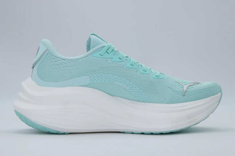 Puma Magmax Nitro Αθλητικά Παπούτσια για Τρέξιμο Άκουα, Ασημί, Λευκά