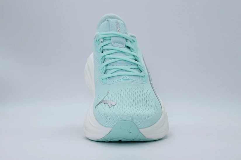 Puma Magmax Nitro Αθλητικά Παπούτσια για Τρέξιμο Άκουα, Ασημί, Λευκά
