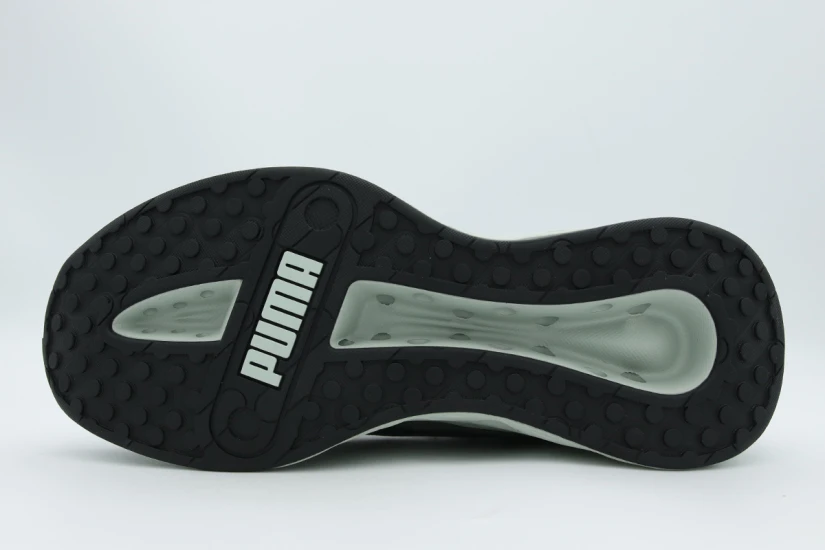 Puma Softride Frequence Ανδρικά Αθλητικά Παπούτσια για Τρέξιμο Γκρι Σκούρο, Λευκά