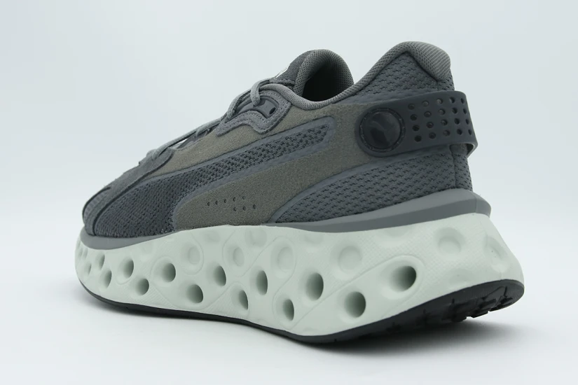 Puma Softride Frequence Ανδρικά Αθλητικά Παπούτσια για Τρέξιμο Γκρι Σκούρο, Λευκά