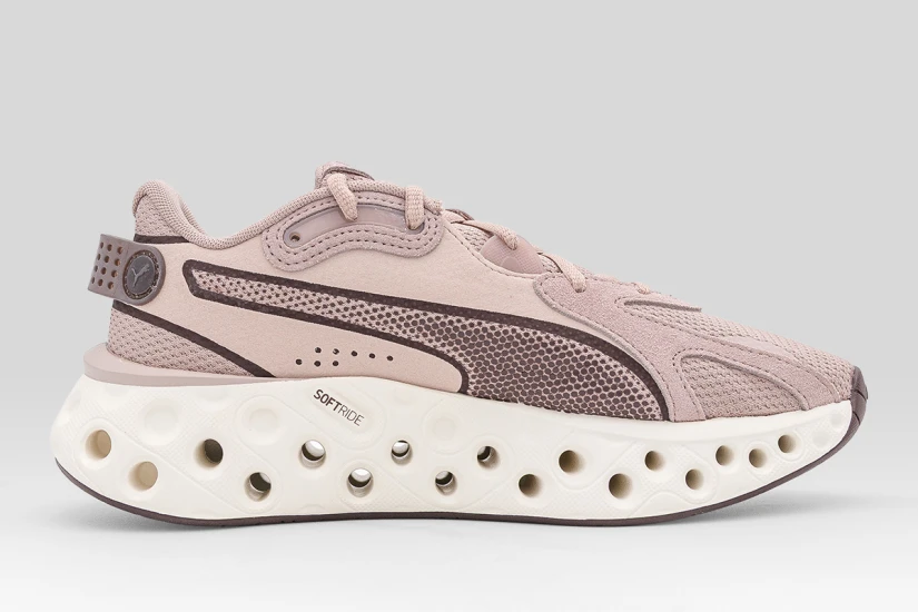 Puma Softride Frequence Αθλητικά Παπούτσια για Τρέξιμο Ροζ, Μαύρα, Λευκά
