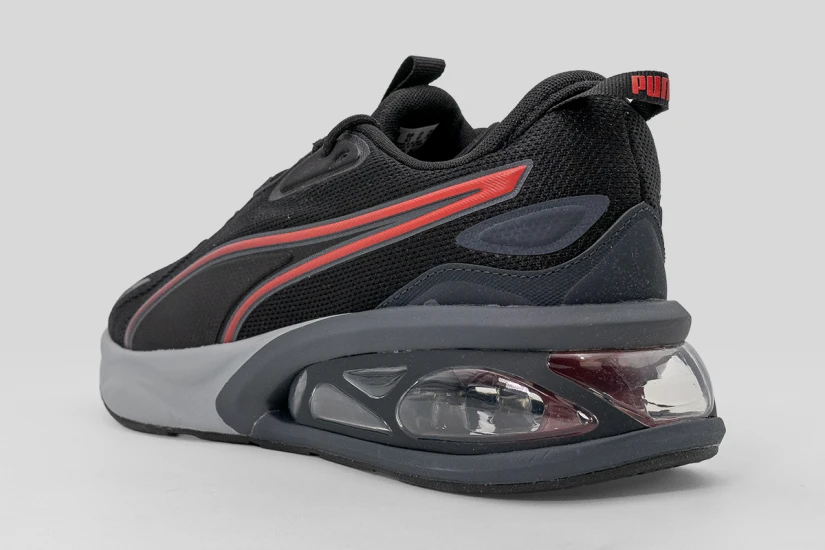 Puma Solar Ανδρικά Sneakers Μαύρα, Κόκκινα