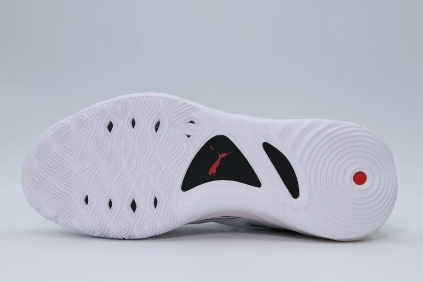Puma All-Pro Nitro 2 Ανδρικά Μπασκετικά Παπούτσια Λευκά, Μαύρα, Γκρι