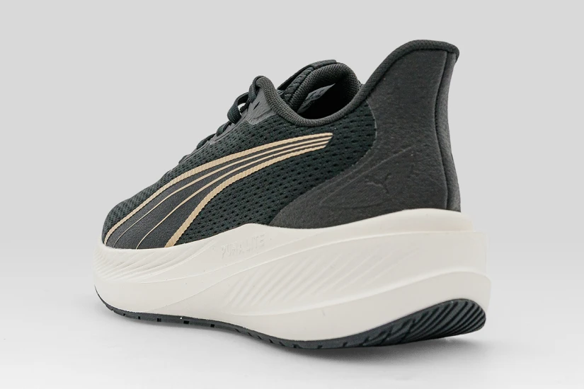 Puma Dasher Lite Ανδρικά Αθλητικά Παπούτσια για Τρέξιμο Μαύρα, Χρυσά