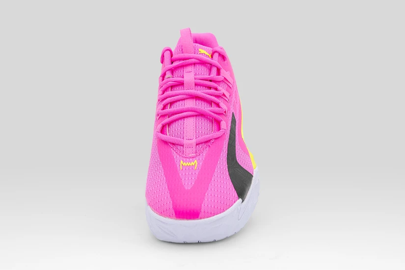 Puma Dagger 2 Ανδρικά Μπασκετικά Παπούτσια Ροζ, Λαχανί, Άκουα