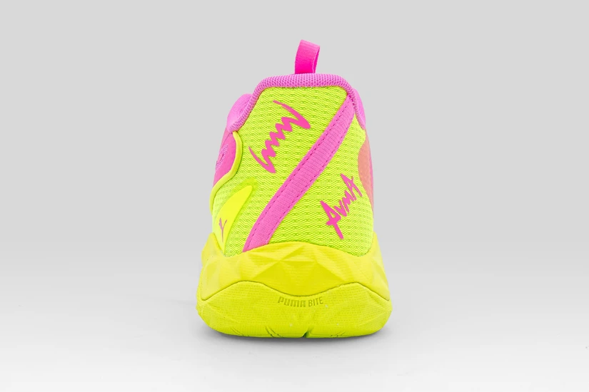 Puma Dagger 2 Μπασκετικά Παπούτσια Ροζ, Λαχανί, Άκουα