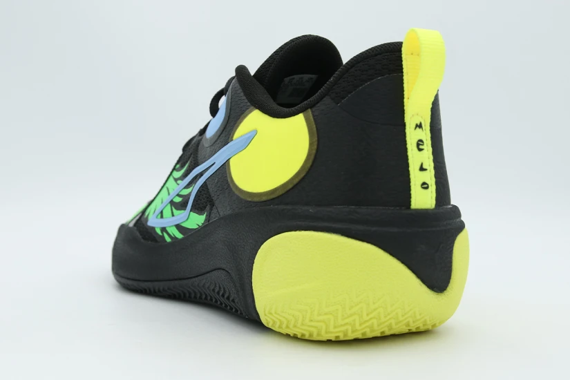 Puma MB World.01Ανδρικά Μπασκετικά Παπούτσια Μαύρα, Πράσινα, Σιέλ, Κίτρινα