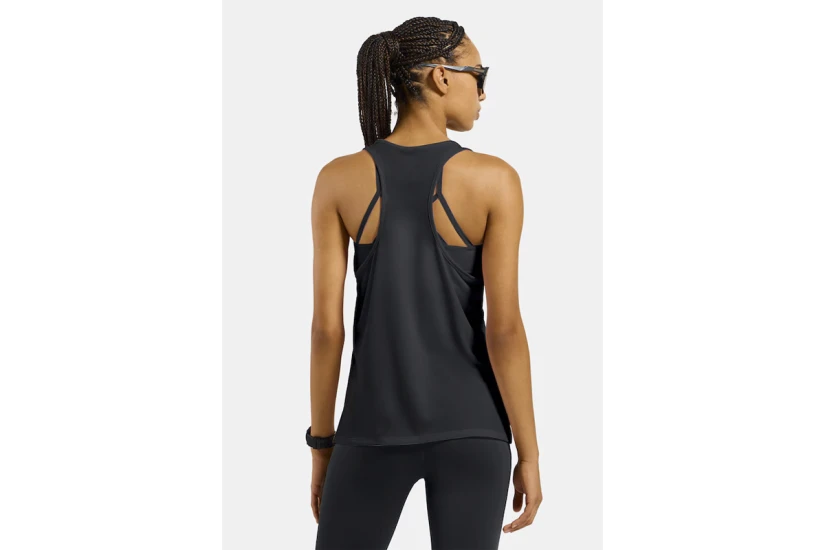 Odlo The Essentials Base Layer Γυναικεία Αμάνικη Μπλούζα Μαύρη