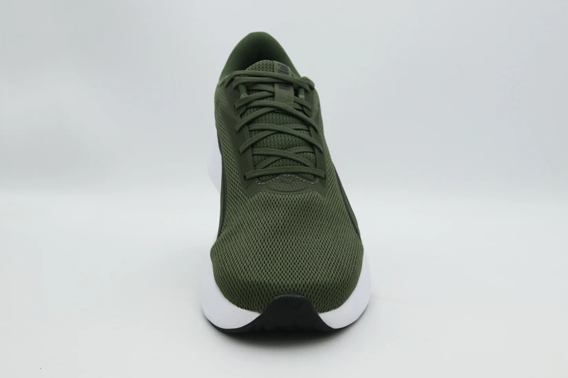 Puma Maxstride Lite Ανδρικά Αθλητικά Παπούτσια για Τρέξιμο Χακί, Λευκά