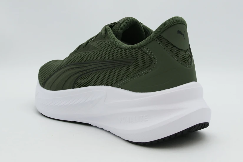 Puma Maxstride Lite Ανδρικά Αθλητικά Παπούτσια για Τρέξιμο Χακί, Λευκά