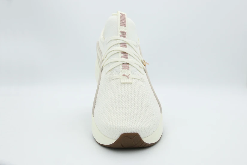 Puma Softride Sabrina Γυναικεία Sneakers Εκρού, Μπεζ, Χρυσά