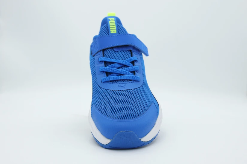Puma Flyer 4 Παιδικά Αθλητικά Παπούτσια για Τρέξιμο Μπλε, Λευκά