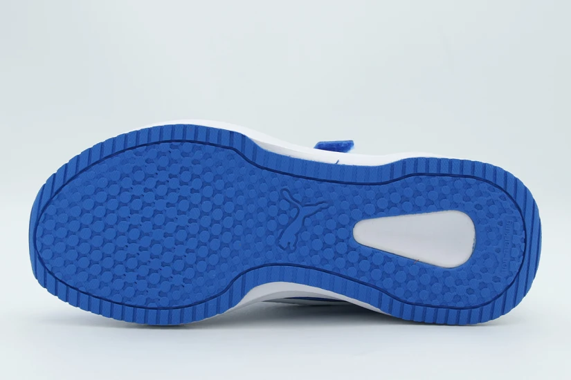 Puma Flyer 4 Παιδικά Αθλητικά Παπούτσια για Τρέξιμο Μπλε, Λευκά