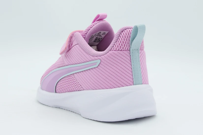Puma Flyer 4 Βρεφικά Αθλητικά Παπούτσια για Τρέξιμο Ροζ, Λευκό, Γκρι Ανοιχτό