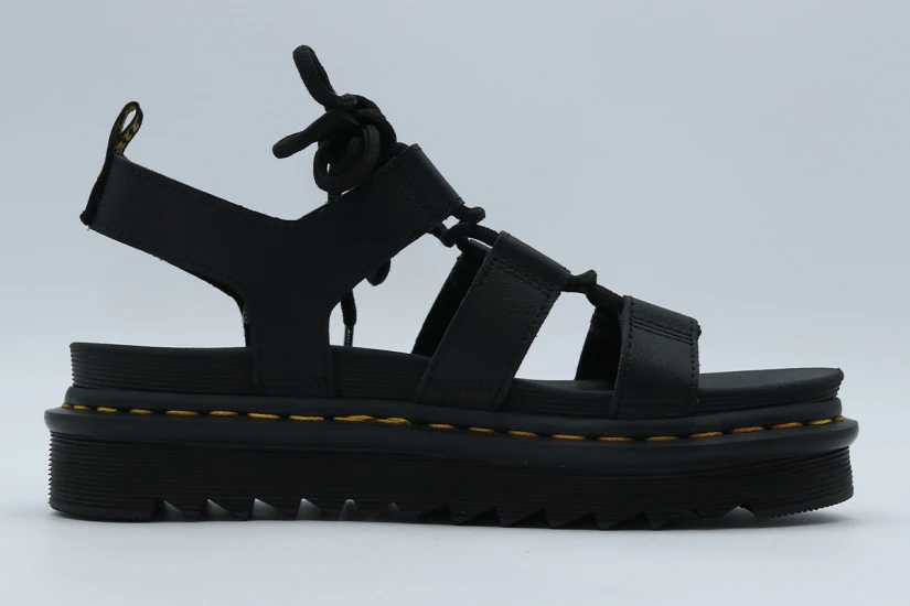 Dr. Martens Nartilla Lace Up Gladiator Γυναικεία Σανδάλια Μαύρα