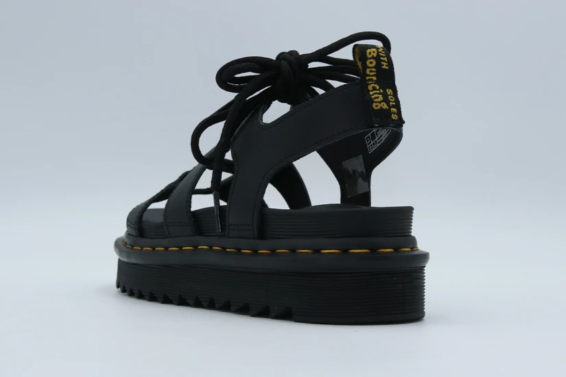 Dr. Martens Nartilla Lace Up Gladiator Γυναικεία Σανδάλια Μαύρα