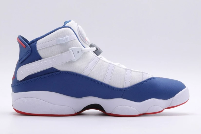 Jordan 6 Rings Ανδρικά Sneakers Λευκά, Μπλε, Κόκκινα
