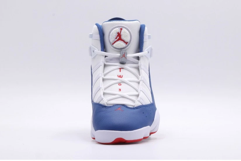Jordan 6 Rings Ανδρικά Sneakers Λευκά, Μπλε, Κόκκινα