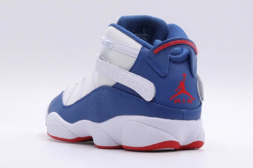 Jordan 6 Rings Ανδρικά Sneakers Λευκά, Μπλε, Κόκκινα