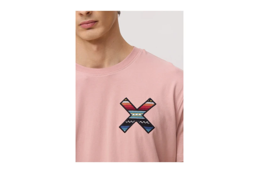 Blue Banana Peach Classic Ανδρικό Κοντομάνικο T-Shirt Ροζ