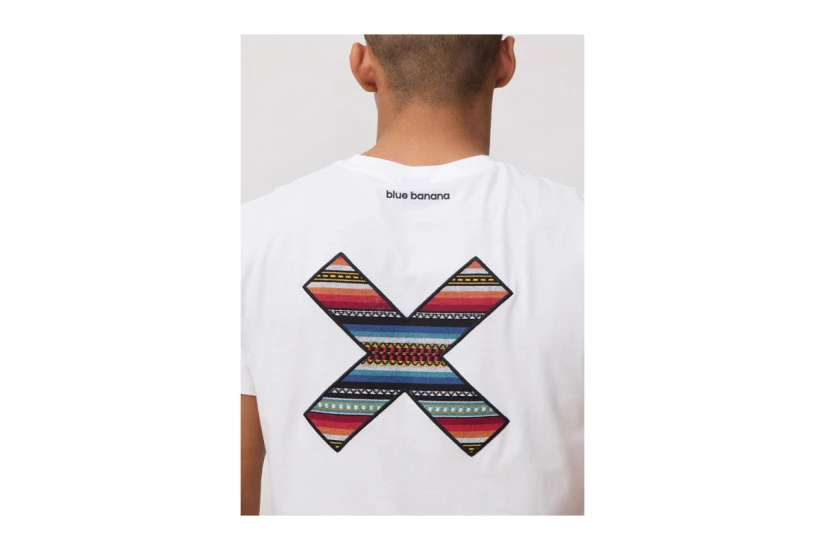 Blue Banana White Classic Ανδρικό Κοντομάνικο T-Shirt Λευκό