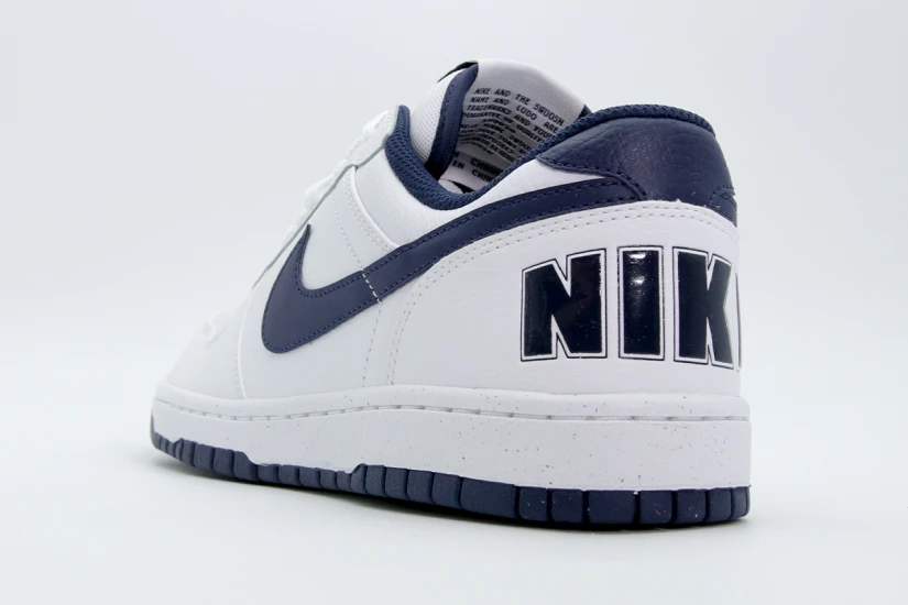 Nike Big Low Ανδρικά Sneakers Λευκά, Μπλε Σκούρο