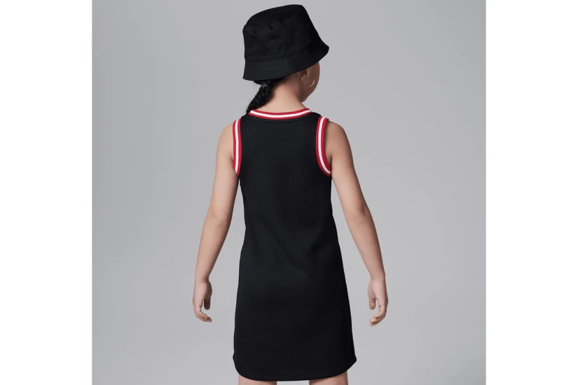 Jordan 23 Παιδικό Αμάνικο Φόρεμα Mini Μαύρο, Κόκκινο