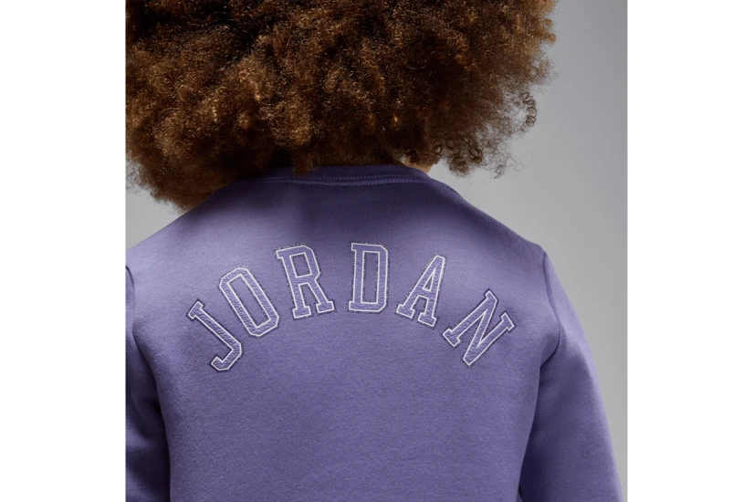 Jordan Blue Jeans And Bling Παιδικό Σετ Μακρυμάνικη Μπλούζα - Παντελόνι Φόρμας