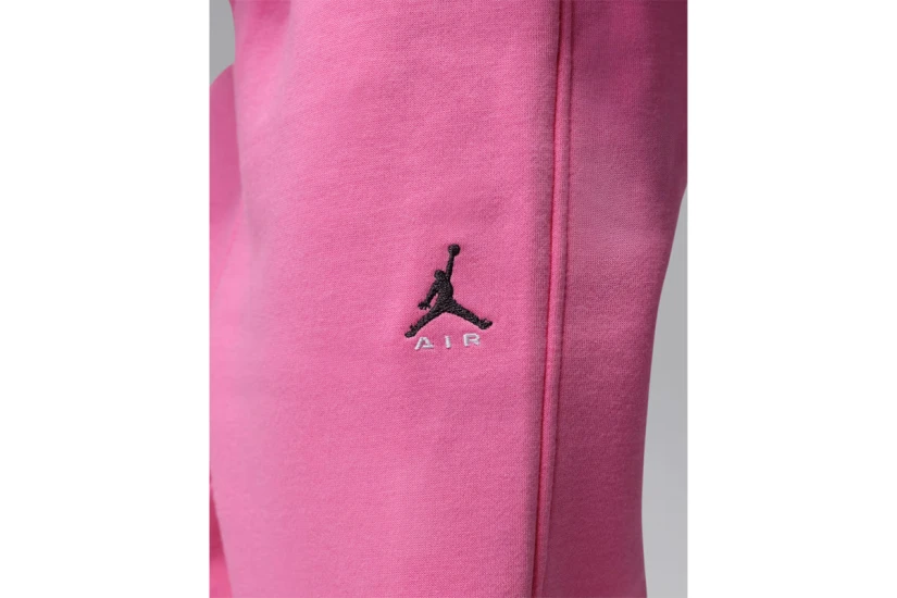 Jordan Brooklyn Fleece Παιδικό Σετ Φούτερ με Κουκούλα - Παντελόνι Φόρμας Ροζ