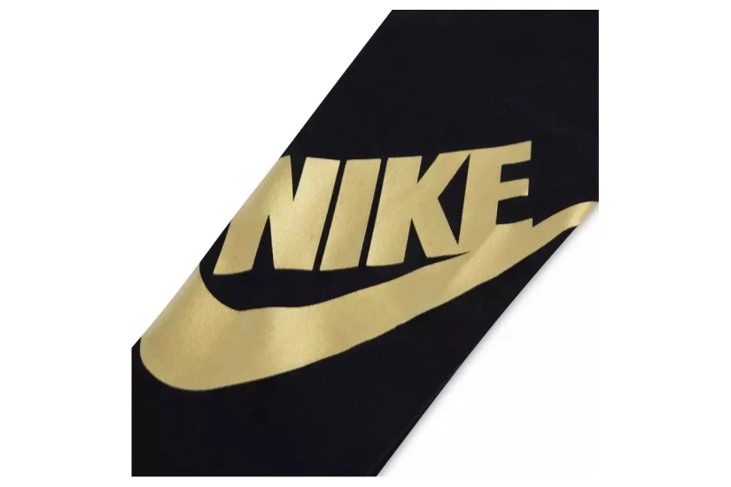 Nike Παιδικό Μακρύ Κολάν Μαύρο, Χρυσό