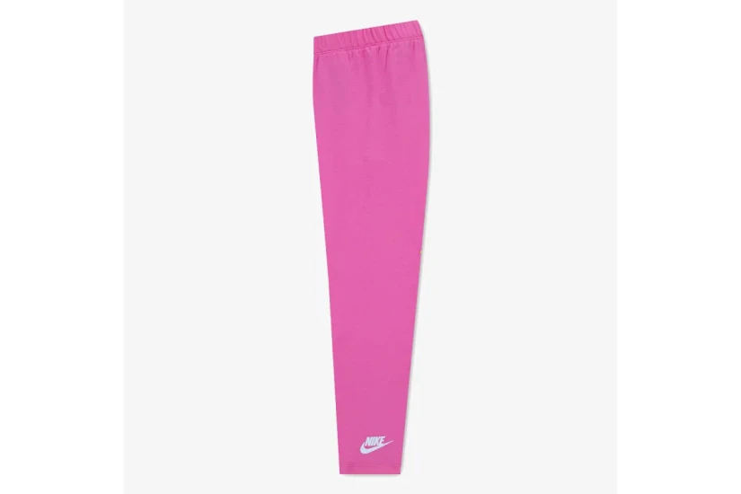 Nike Sportswear Παιδικό Σετ Μακρυμάνικη Μπλούζα - Κολάν Λευκό, Ροζ