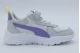Puma Trinity Lite AC+ Βρεφικά Sneakers Γκρι Ανοιχτό, Λευκά, Μωβ