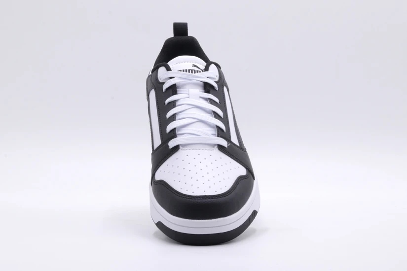 Puma Rebound V6 Low Ανδρικά Sneakers Μαύρα, Λευκά