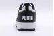 Puma Rebound V6 Low Ανδρικά Sneakers Μαύρα, Λευκά