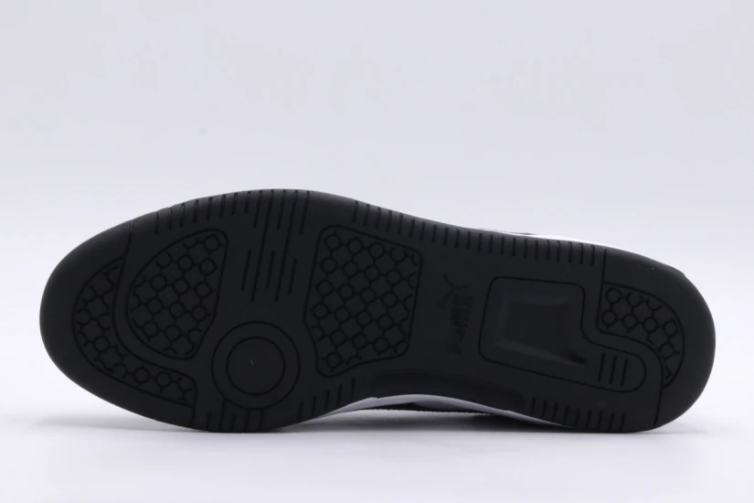 Puma Rebound V6 Low Ανδρικά Sneakers Μαύρα, Λευκά