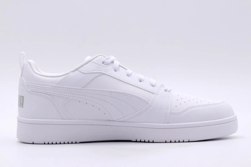 Puma Rebound V6 Low Ανδρικά Sneakers Λευκά