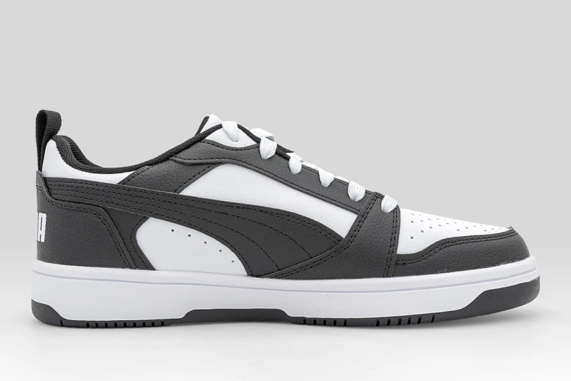 Puma Rebound V6 Low Sneakers Λευκά, Μαύρα