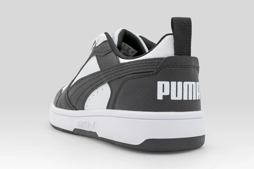 Puma Rebound V6 Low Sneakers Λευκά, Μαύρα
